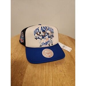 NEW Mitchell & Ness LOS ANGELES LA Dodgers Trucker Hat Snapback Adjustable